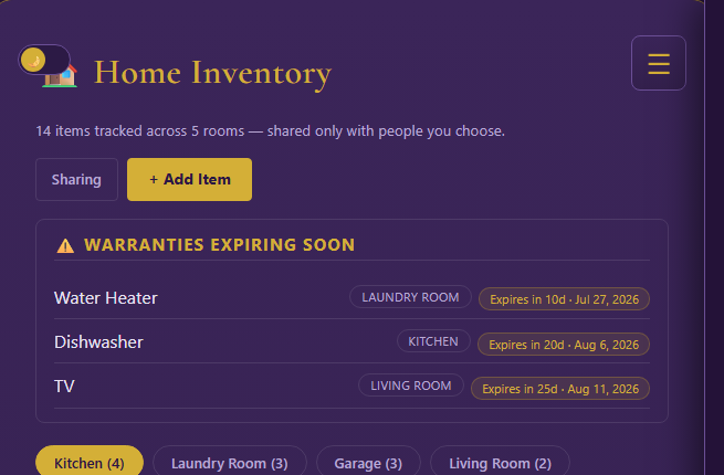 Home Inventory
