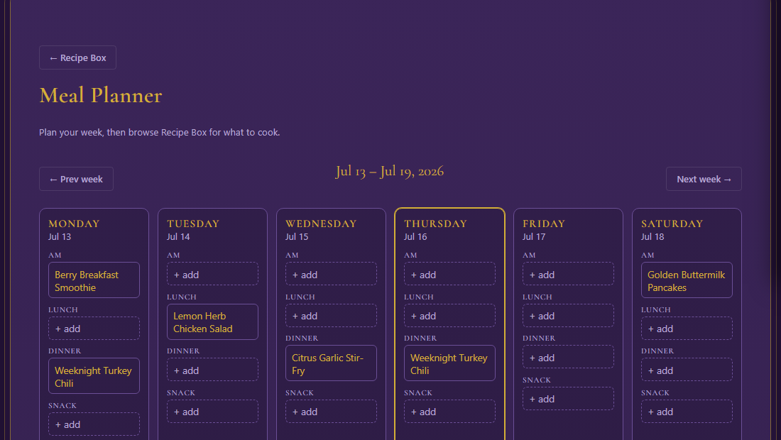 Meal Planner